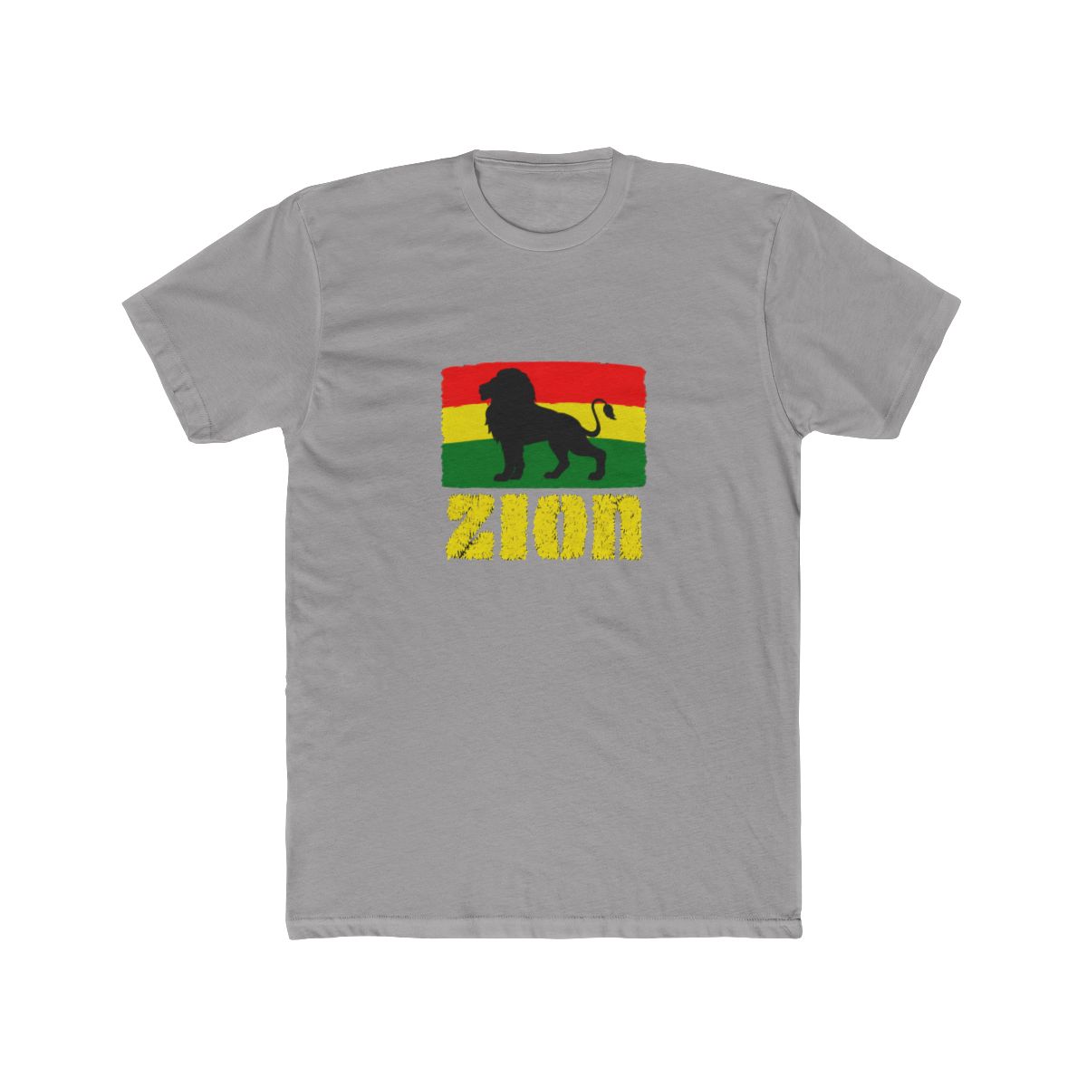 Zion Lion of Judah Red Green Yellow Rasta Col T Shirt